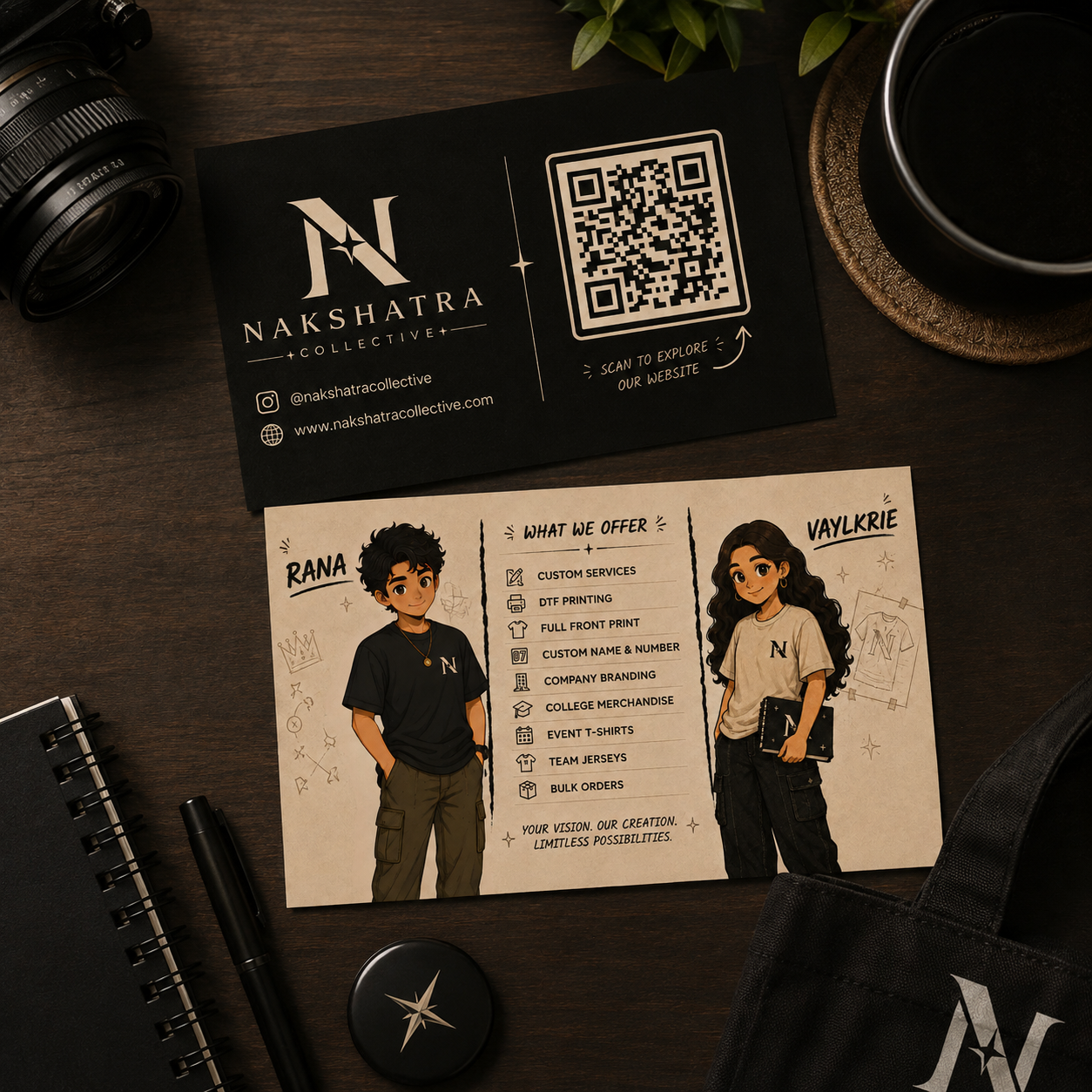 Custom Business & Visiting Card With Low MOQ