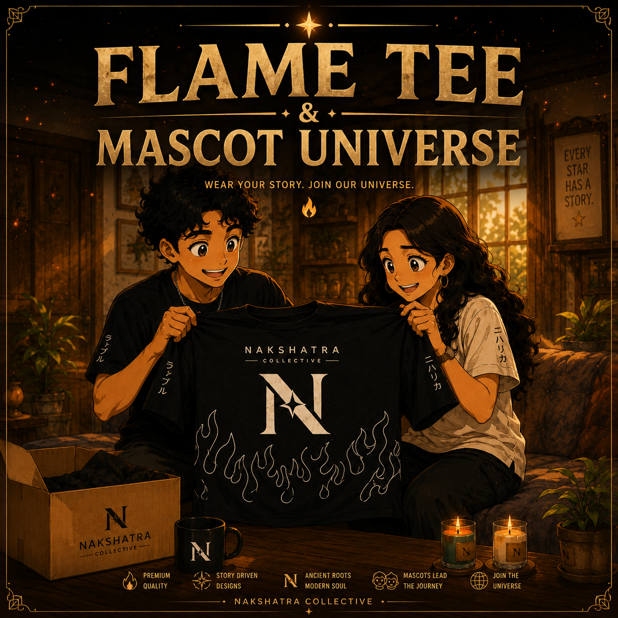 Chapter 0 : Flame Tee & Mascot Universe
