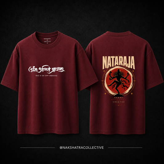 Lord Natraja True Bio Washed T-shirt  | Shravan Special offer
