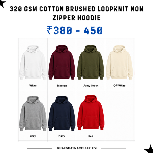 320 GSM Hoodie in Bulks