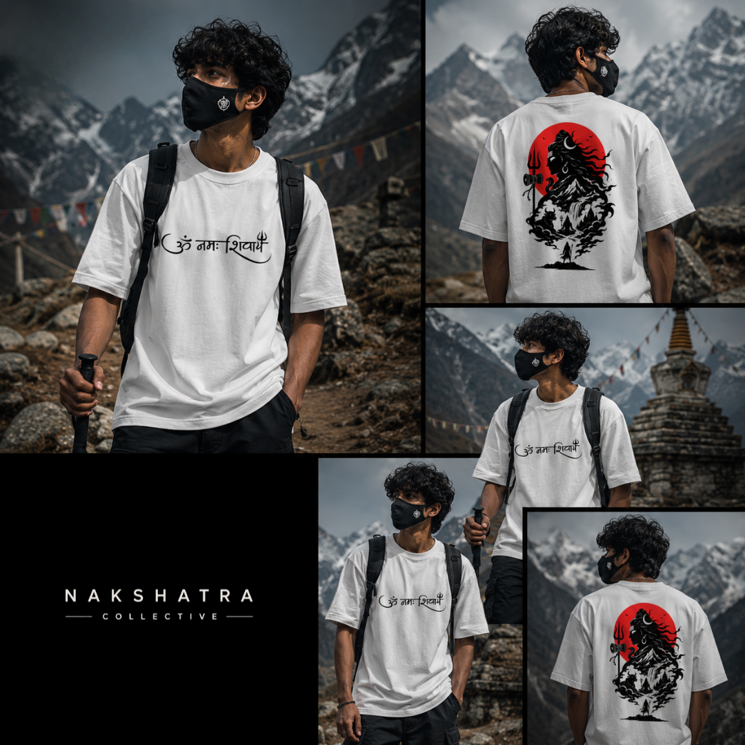Lord Of Himalaya Oversized T-shirt | Shravan Special offer