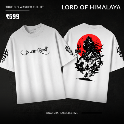 Lord Of Himalaya | 240 GSM french Terry Oversized | The First Blessing Collection | Unisex Tshirt