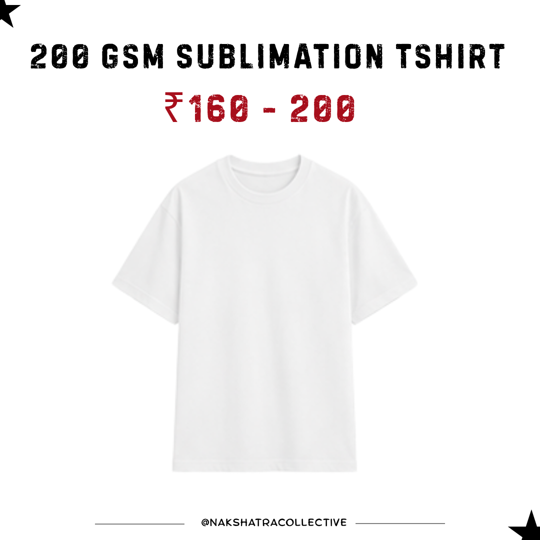 200 GSM Sublimation T-shirt in Bulk