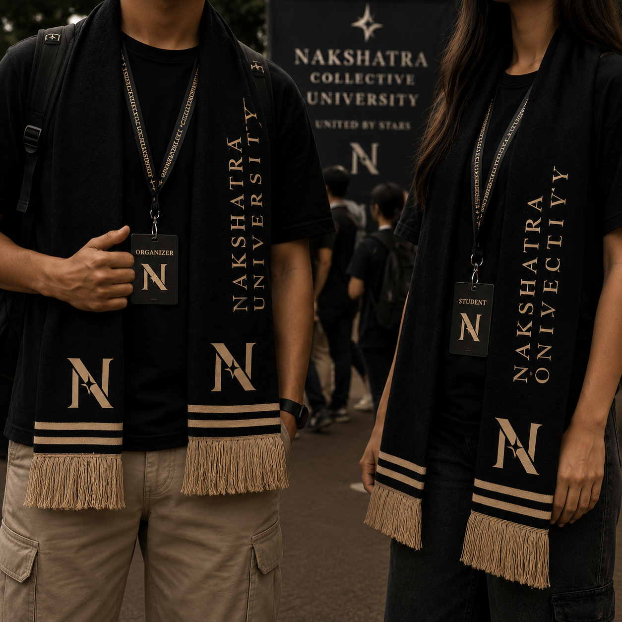 Custom College & Event Sash Scarf in low MOQ