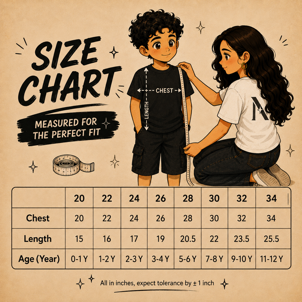 180 GSM  Kid's T-shirt in Bulk