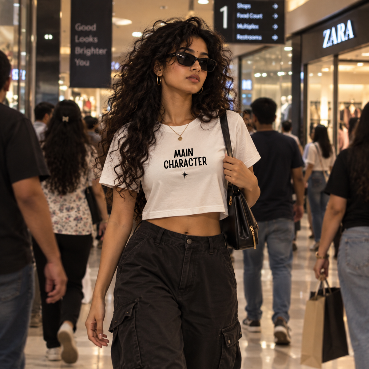 Main Character Zone Crop Top | Vaylkrie Power Awaken collection | 180 GSM crop top